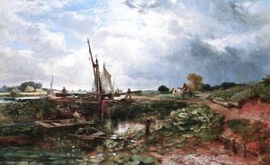 Going Through The Lock — Samuel Bough