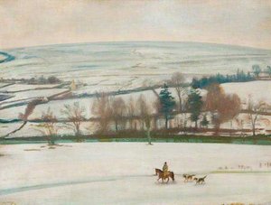 A Winter Landscape - — Sir Alfred James Munnings