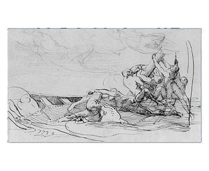 Study For The Siege Of Gibraltar — John Singleton Copley