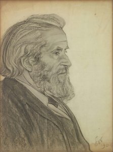 Portrait Of Wladyslaw Mickiewicz, Son Of Adam Mickiewicz — Stanislaw Wyspianski, Symbolism