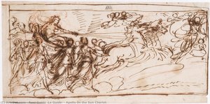 Apollo On The Sun Chariot — Reni Guido (le Guide), Baroque