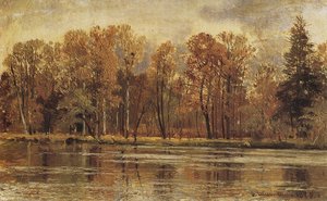 Golden Autumn — Ivan Ivanovich Shishkin
