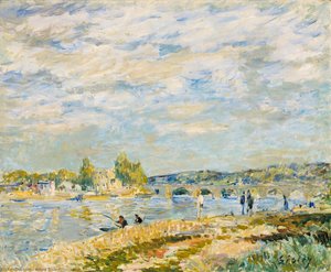 Bridge At Serves — Alfred Sisley