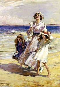 A Breezy Day At The Seaside — William Kay Blacklock