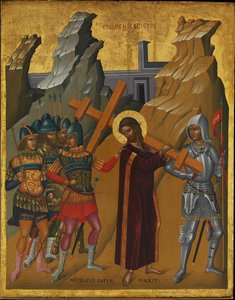 Christ Bearing The Cross — Nikolaos Tzafouris
