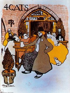 Menú De ''els Quatre Gats'' — Pablo Picasso