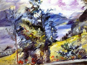 Walchensee: View Of The Wetterstein — Lovis Corinth, Impressionism