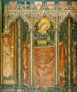 Reconstruction of Medieval Mural Painting, Angel