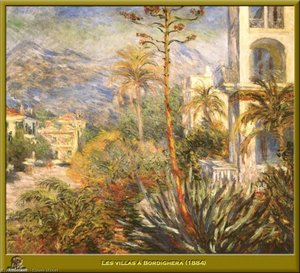 Les Villas A Bordighera — Claude Monet, Impressionism