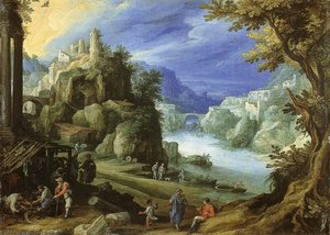Fantastic Landscape — Paulus Bril, Italianate Landscape
