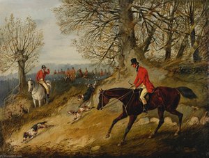 Full Cry And Gone Away A Pair Of Paintings — Henry Thomas Alken