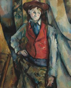 Boy In A Red Waistcoat — Paul Cézanne, Post-impressionism