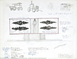 Study For Henry Ford Memorial — Marshall Maynard Fredericks