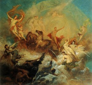 Der Sieg Des Lichts Über Die Finsternis — Hans Makart, Academic Art