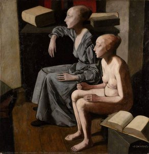 The Two Sisters (Open and Closed Book)