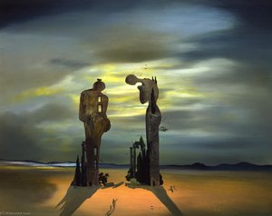 Archeological Reminiscence Of Millet's Angelus — Salvador Dalí