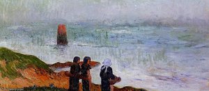 Breton Women By The Sea — Henri Moret