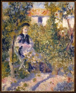Nini In The Garden (1876) — Pierre-auguste Renoir, Impressionism