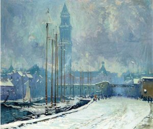 Customs House Tower, T-wharf — Arthur Clifton Goodwin