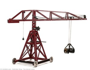 Toy Shovel Crane — Gebrüder Bing