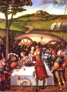Judith At The Table Of Holofernes — Lucas Cranach The Elder