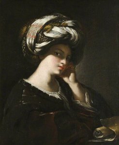 Girl With A Large Turban (a Sibyl) — Francesco Del Cairo