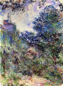The House Seen From The Rose Garden — Claude Monet, Impressionism