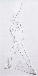 Character Study On 'battle Of Murten' — Ferdinand Hodler, Art Nouveau