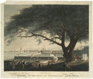 The City Of Philadelphia In The State Of Pennsylvania North America — Thomas Birch