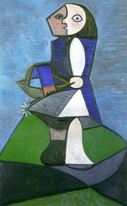 Girl With A Flower — Pablo Picasso