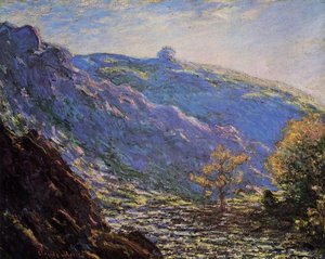 The Old Tree, Sunlight On The Petit Cruese — Claude Monet