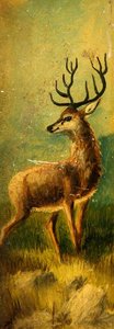 Stag (finger Plate) — Alfred Worthington