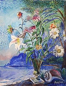 Still Life By The Sea — David Davidovich Burliuk