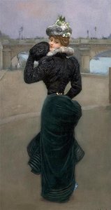 Promenade Sur Les Quais — Jean Georges Béraud