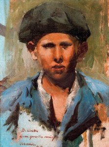 Boy's Head In A Beret — Ovidio Murguía De Castro