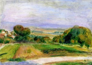 Landscape, Magagnosc — Pierre-auguste Renoir, Impressionist Movement