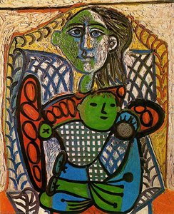 Claude In The Arms Of His Mother — Pablo Picasso