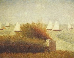 Race In Grandcamp — Georges Seurat