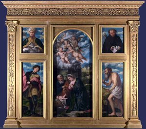 High altarpiece, s. alessandro, brescia