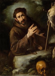 Saint Francis In Prayer — Bernardo Strozzi