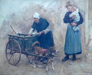 The Dog Cart — Marie Francois Firmin-girard
