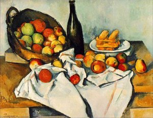 Still Life With Basket Of Apples,1890-94, The Art In — Paul Cézanne, Post-impressionism