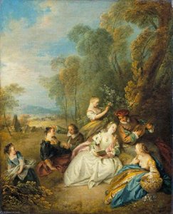 A Concert (le Concert Amoureux) — Jean-baptiste Pater, Rococo