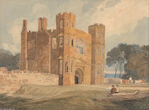 Gate-way, Saint Mary's Wiggenhall, Norfolk — John Sell Cotman
