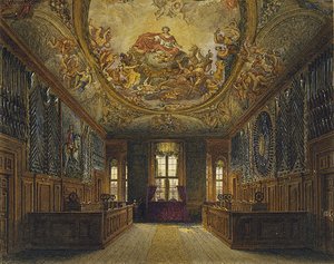 Windsor Castle, Queen's Guard Chamber — Charles Wild
