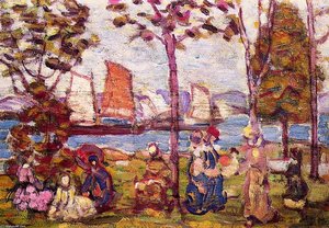 In The Park — Maurice Brazil Prendergast