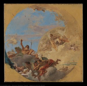 Neptune And The Winds — Giambattista Tiepolo