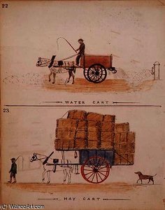 The Water Cart and the Hay Cart