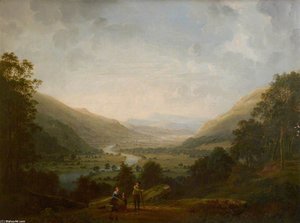 Langdale Valley With The River Brathay