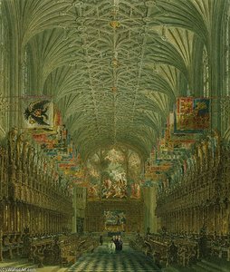 Windsor Castle, Quire Of St George's — Charles Wild